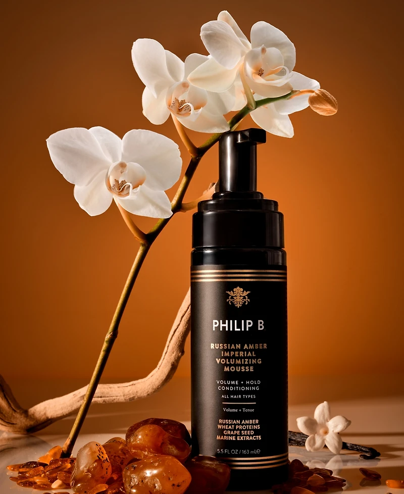 Philip B Russian Amber Imperial Volumizing Mousse, 5.5 oz.