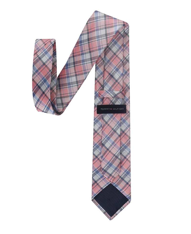 Tommy Hilfiger Men's Eastgate Plaid Pattern Classic Tie