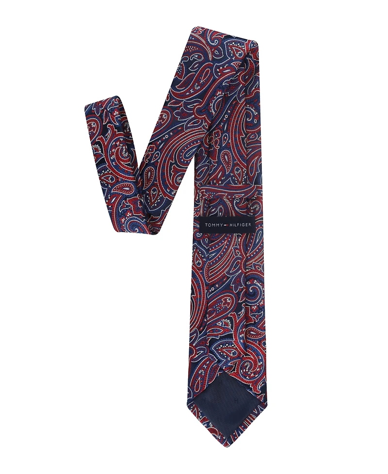 Tommy Hilfiger Men's Colonial Paisley Print Classic Tie