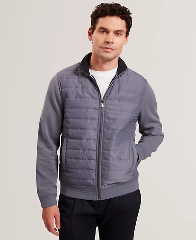 Ted Baker Men's Durano Funnel Collar Quilted Jacket