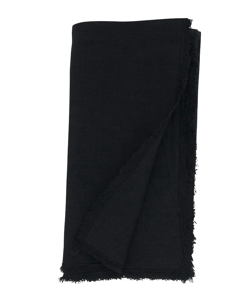 Saro Lifestyle Fringe Table Napkins, Set of 4