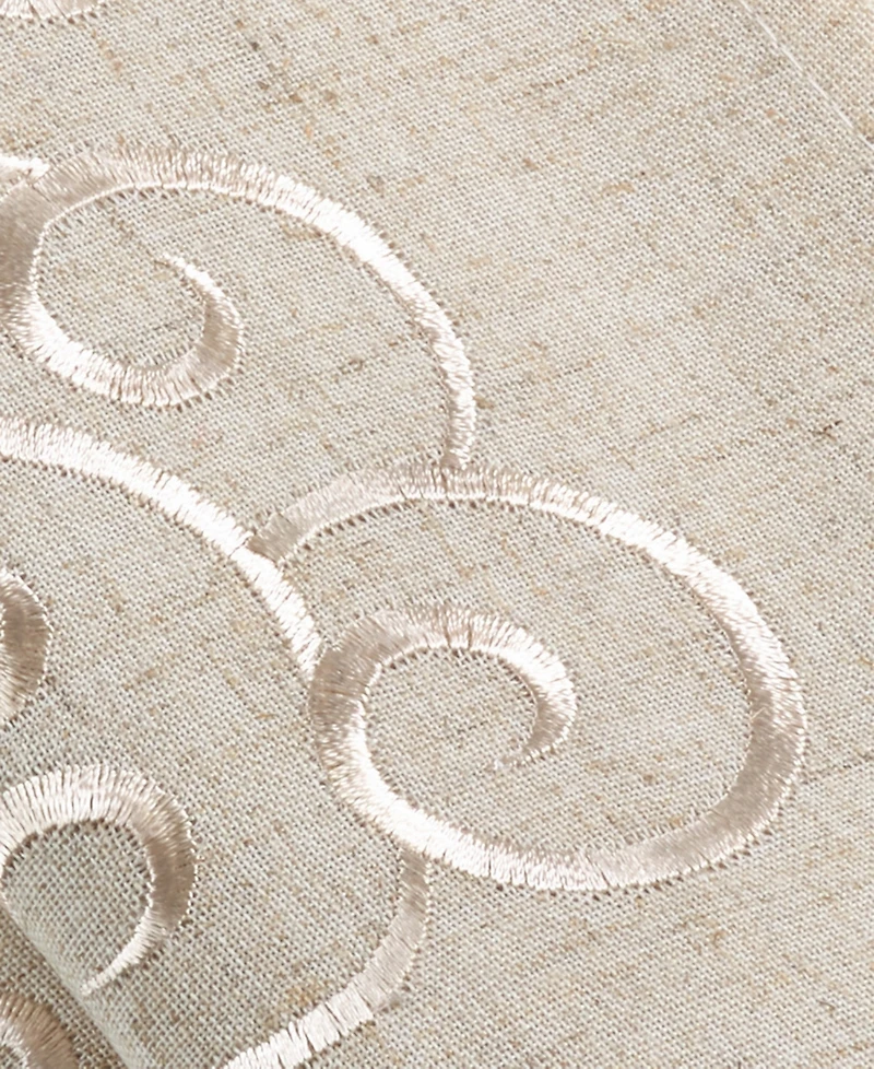 Saro Lifestyle Embroidered Design Table Napkins, Set of 4