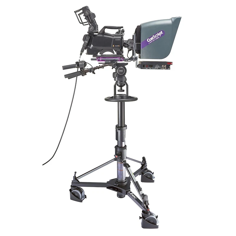Libec Rsp-750PD(S) Professional Pedestal System for Studio Broadcasting with RHP75 Head, P110 Pedestal, Extra Ph-8B Handle, Supports 37.5 lbs
