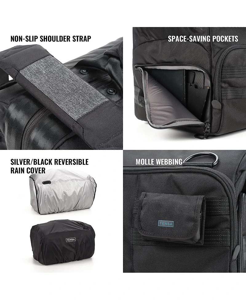 Tenba Cine luxe v2 Shoulder Bag 21 High top for Professional Camcorders, Cinema Cameras and Eng Rigs