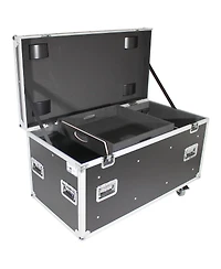 ProX Xs-UTLD1 Large Utility Case with Divider and 4" Caster Wheels