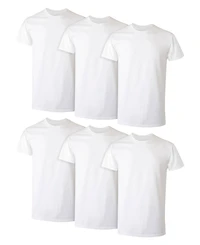 Hanes Men's Ultimate Crewneck Undershirts, 6-Pack