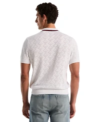 Original Penguin Men's Geo Eyelet Polo Shirt