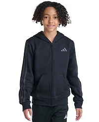 adidas Boys' 8-20 Full-Zip Long-Sleeve Hoodie