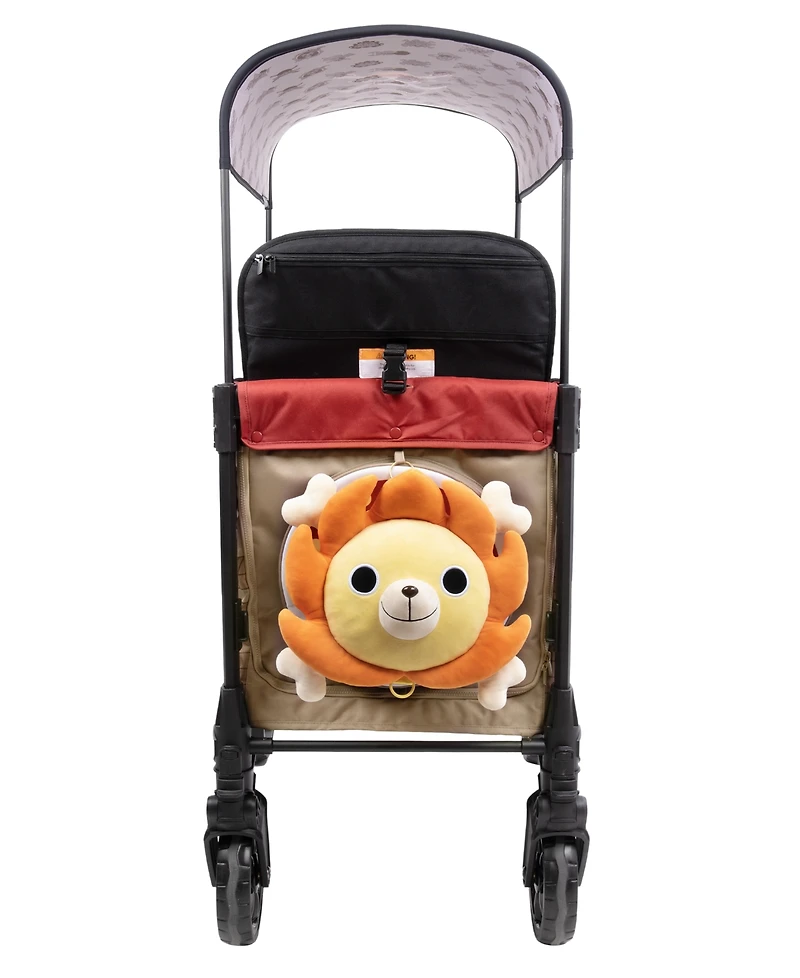WonderFold Wagon One-Piece Sunny Double Stroller Wagon