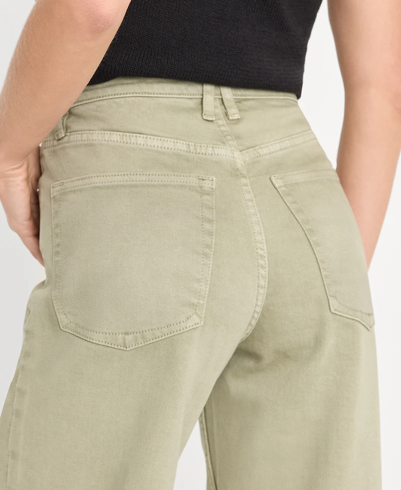 Good American Women's High-Rise Wide-Leg Jeans