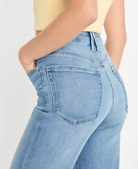 Good American Women's Straight Leg High-Rise Jeans