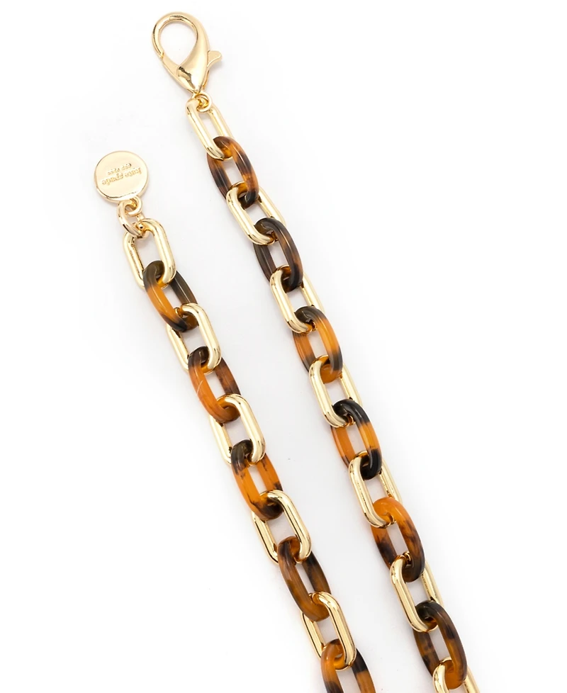 kate spade new york Women's Tort and Metal Chain Belt