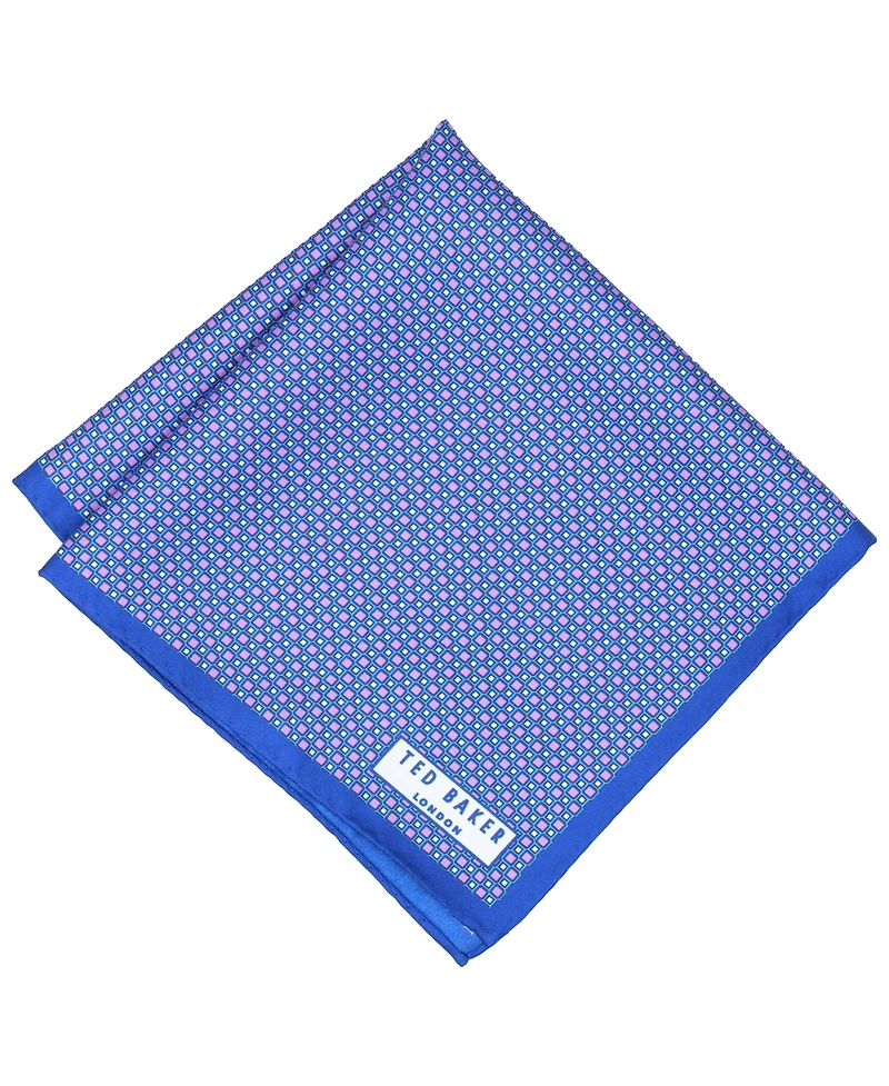 Ted Baker Men's Mini Square Printed Pocket Square