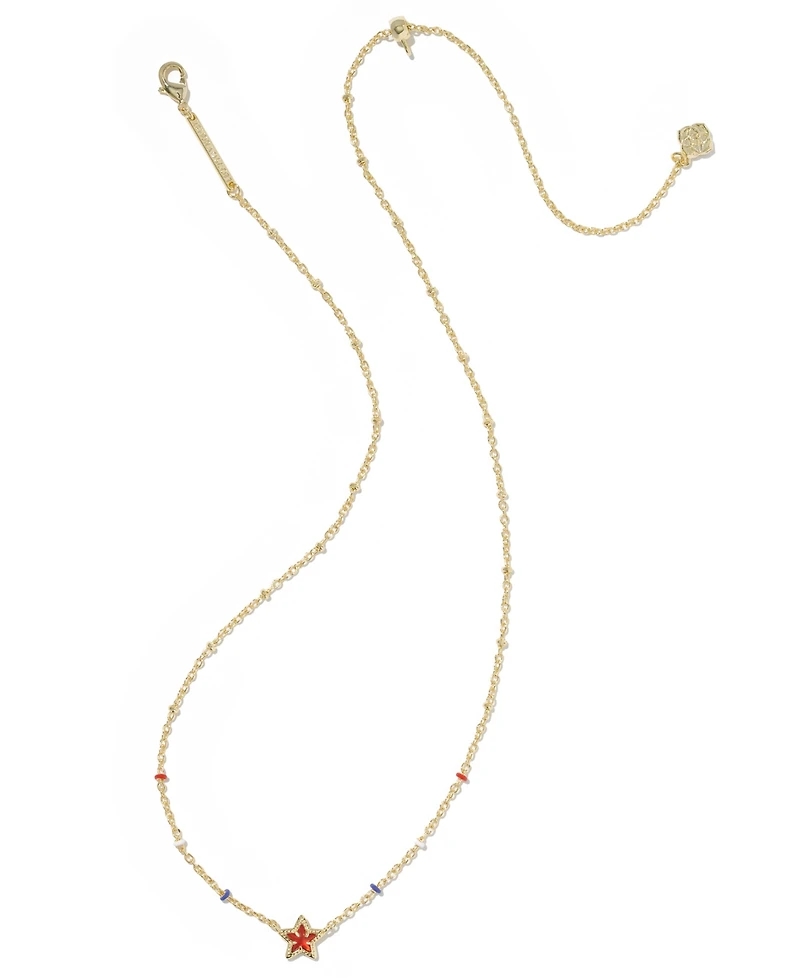 Kendra Scott 14k Gold-Plated Mini Cassidy Short Pendant Necklace