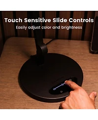 Lume Cube Edge Light 2.0 Bi-Color Led Desk Lamp with Electronic Base