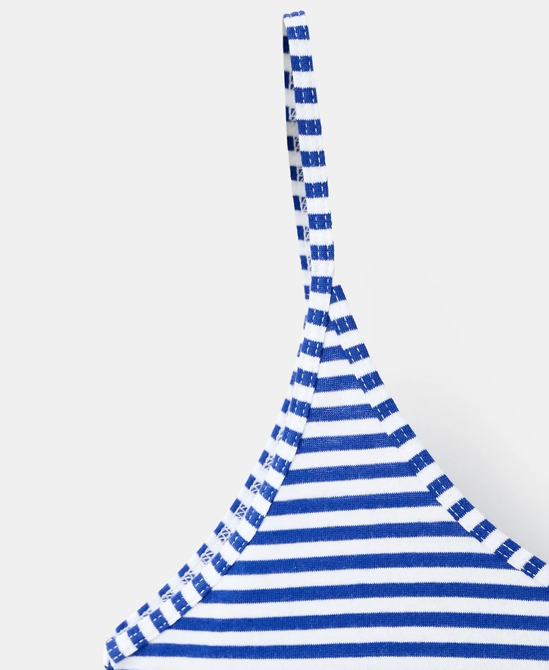 Mango Women's Striped Woven Cotton Dress