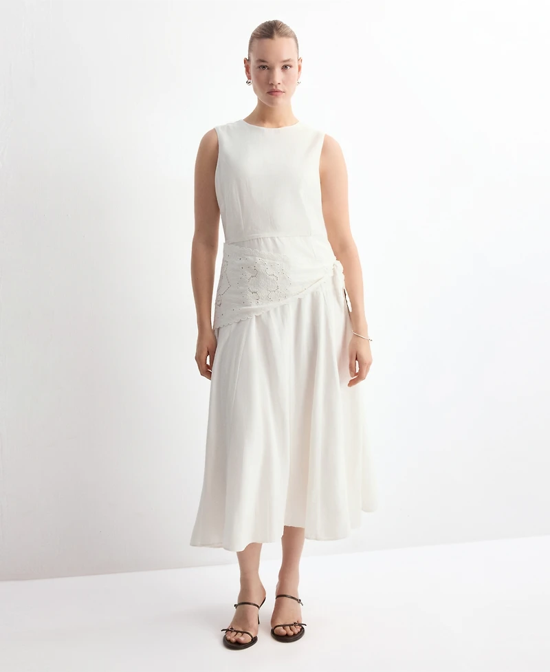 Mango Women's Handkerchief A-Line Dress