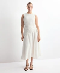 Mango Women's Handkerchief A-Line Dress