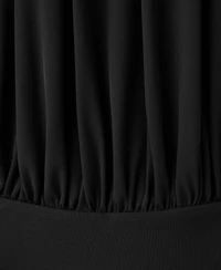 Mango Women's Ruched Fitted-Waist Dress