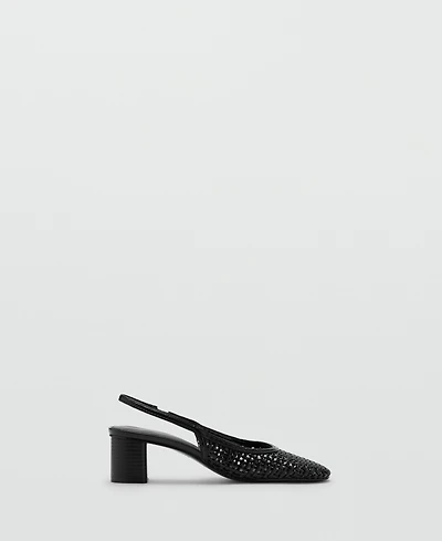 Mango Women's Braided Heel Shoes