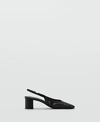 Mango Women's Braided Heel Shoes