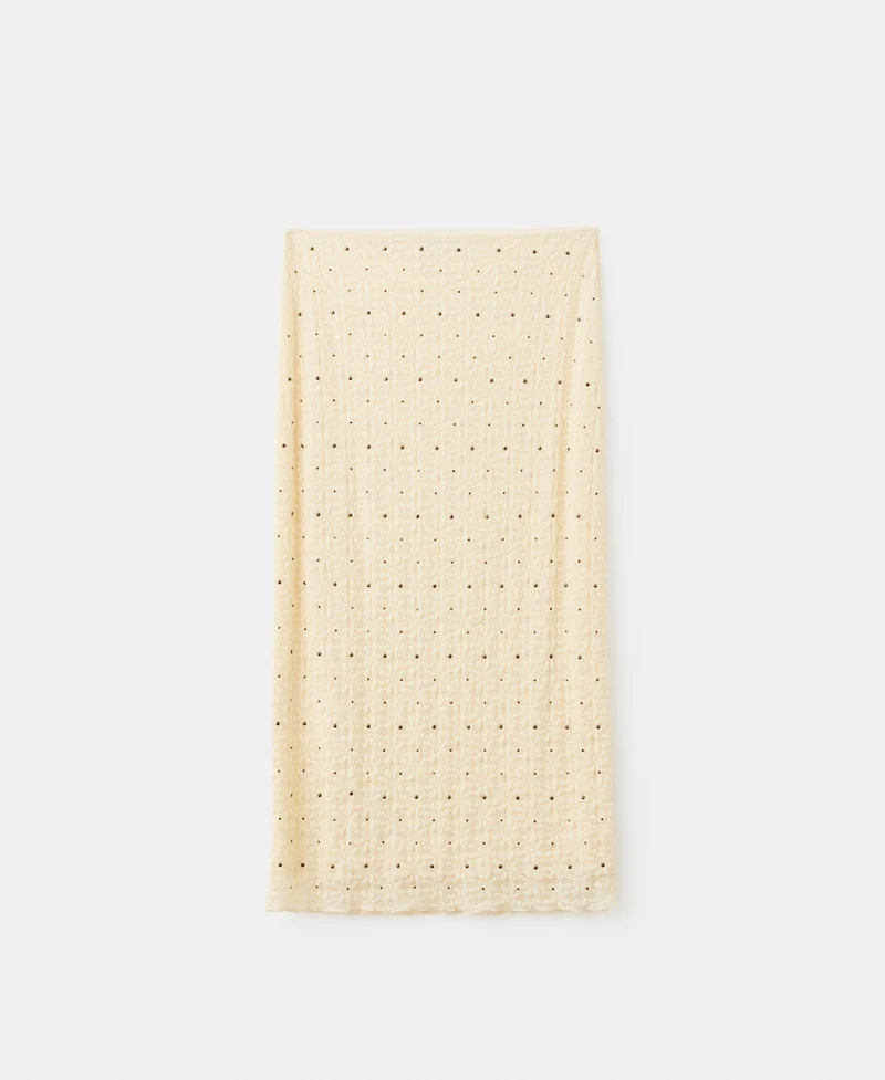 Mango Women's Studs Midi Skirt