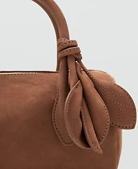 Mango Women's Leather Handbag