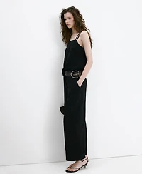 Mango Women's Belted Lyocell Pants