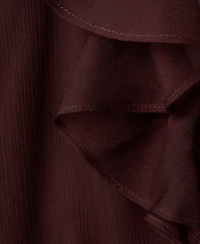 Mango Women's Fluid Ruffled Blouse
