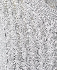 Mango Women's Openwork Knit Top