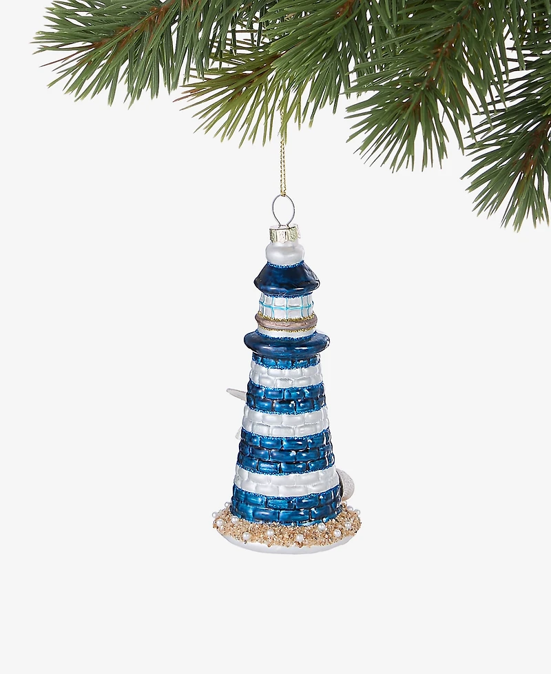 Holiday Lane Seaside Lighthouse Ornament, Macy's Exclusive