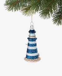 Holiday Lane Seaside Lighthouse Ornament, Macy's Exclusive