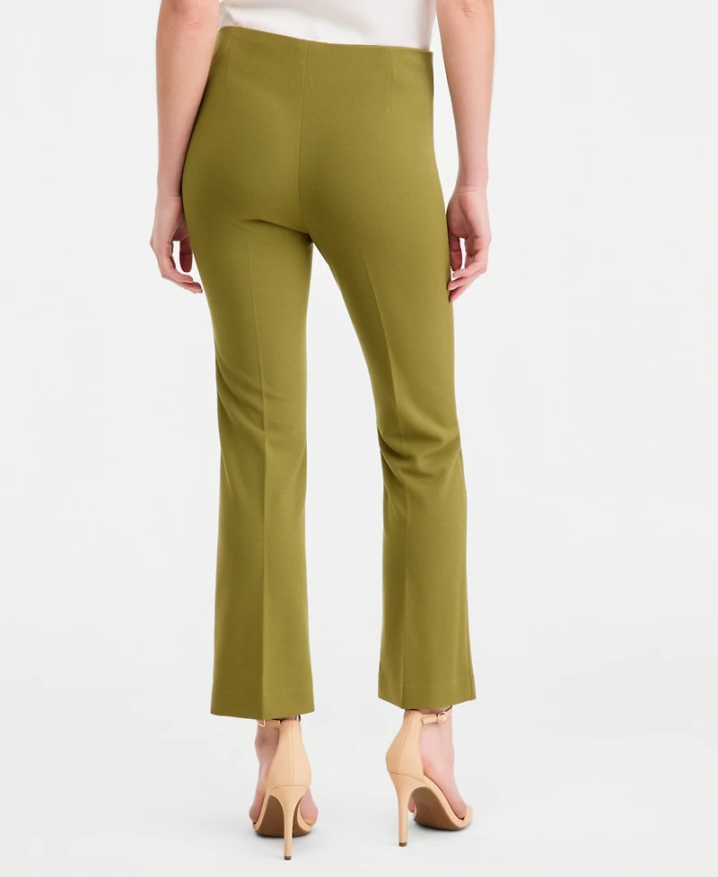 Anne Klein Women's Pull-On Kick-Flare Ankle Pants