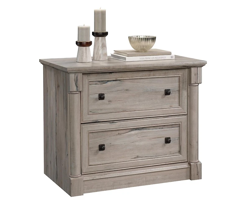 Sauder Palladia File Cabinet, Split Oak finish