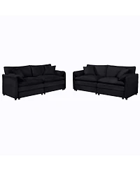 Streamdale Furniture Oversized Deep Seat Luxury 2 Piece Sofa Set