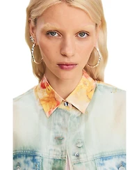 Desigual Women's Hybrid Denim Shirt