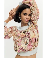Desigual Women's Printed Strapless Blouse
