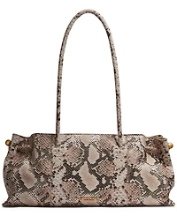Donna Karan New York Cashmere Python Large Tote Handbag