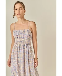 English Factory Women's Embroidered Strapless Maxi Dress