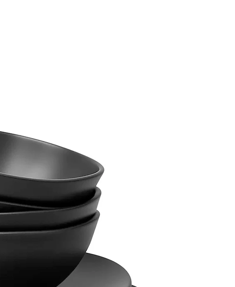 Abode Homewares Coupe Wheat 12-Piece Dinnerware Set, Service For 4