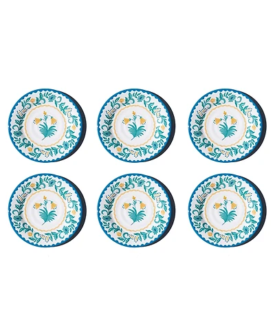 Abode Homewares Montelupo NewWave Melamine Salad Plates, Set of 6