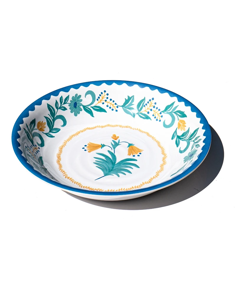 Abode Homewares Montelupo 13.8" Melamine Serving Bowl