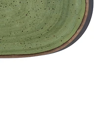 Abode Homewares Retreat Pottery 10.9" Melamine Oval Platter