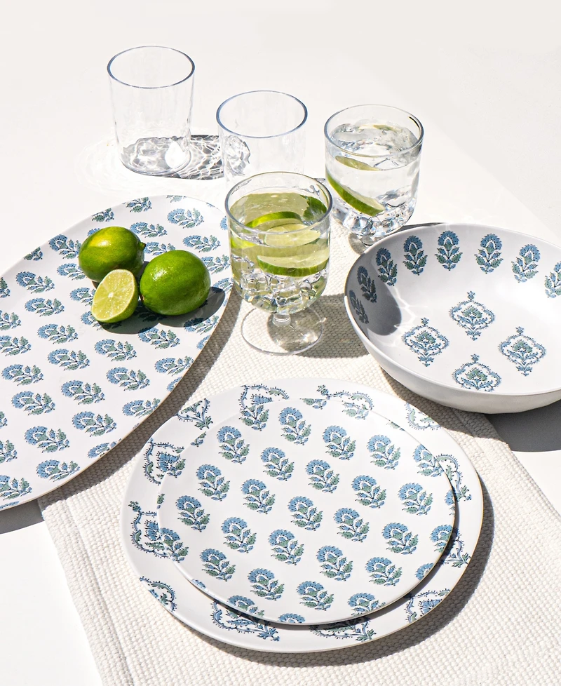 Abode Homewares Kashmir Melamine 8.3" Oval Serving Platter