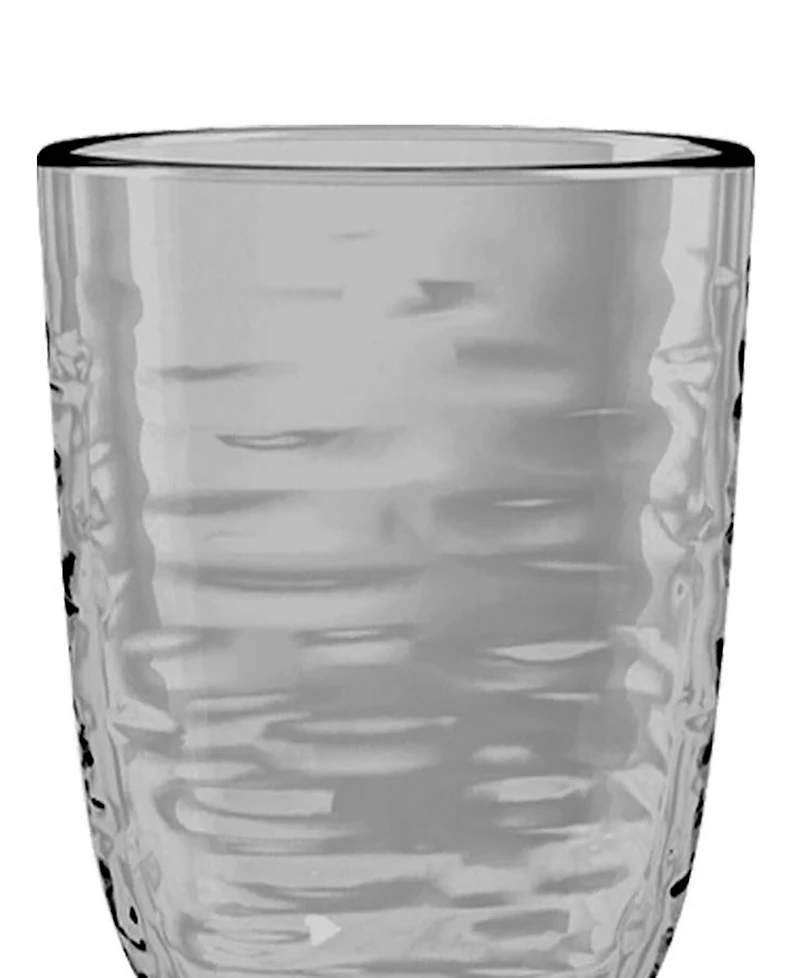 Abode Homewares Foundry Acrylic Goblet Wine Glasses, Set of 6
