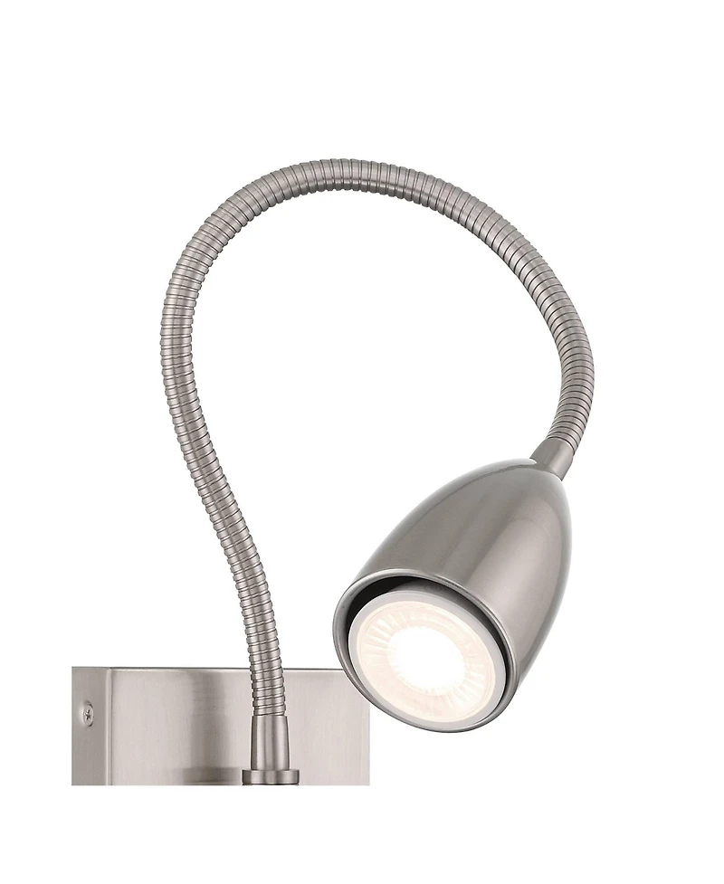 360 Lighting Lido 18" High Wall Reading Lamp with Plug-In Cord and Gooseneck Arm