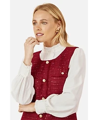 Yumi Women's Boucle Tunic Dress