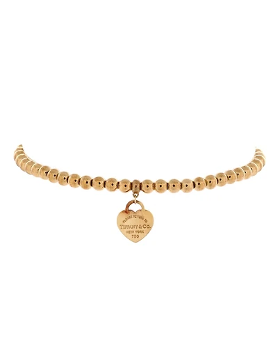 Pre-Owned Tiffany & Co Return To Tiffany Heart Tag Bead Bracelet