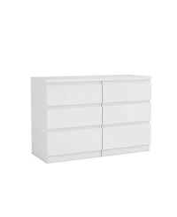 Streamdale Furniture 2 pieces 19.7 inches 3-Drawer Nightstand Set