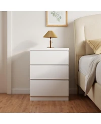 Streamdale Furniture 19.7 3-Drawer Nightstand/Side Table